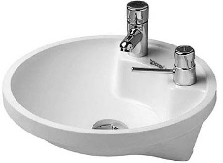 Duravit раковина встраиваемая снизу 43х43см, architec, 0462400000 цвет: белый