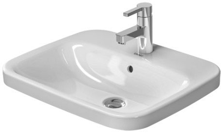 Duravit раковина встраиваемая сверху 56х45см, durastyle, 0374560000 цвет: белый