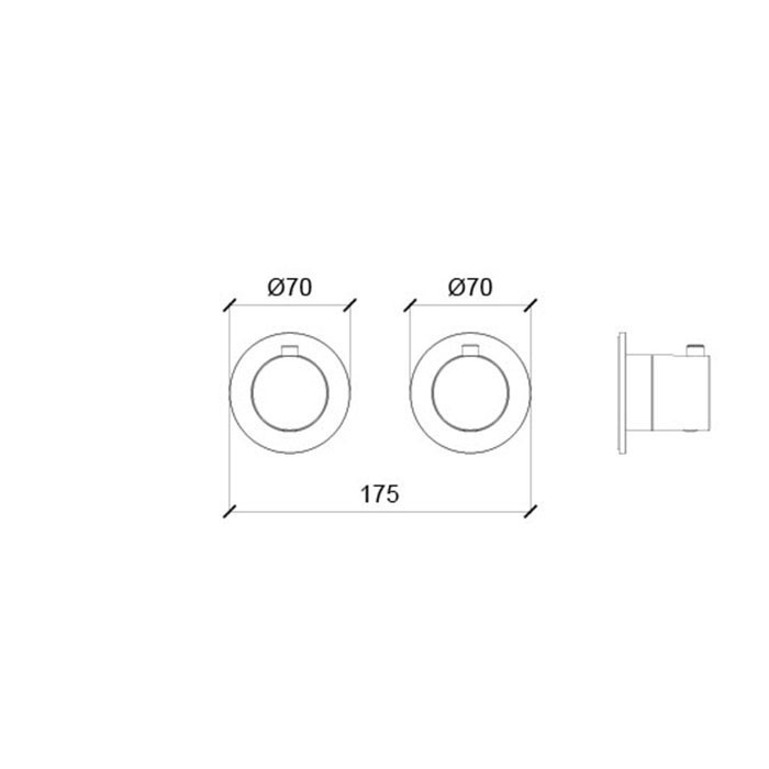 Almar смеситель для душа, water control modular, e180132.mb цвет: черный