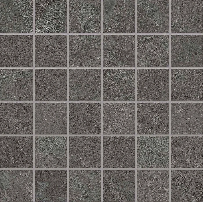 Emil Ceramica керамогранитная плитка 300x300 mapierre decoro mosaico 5x5 noble noir naturale rett, арт. em04a86