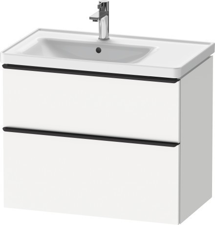 Duravit тумба подвесная под раковину 784 мм х 452 мм, d-neo, de435701818 цвет: gres pietra grey opaco