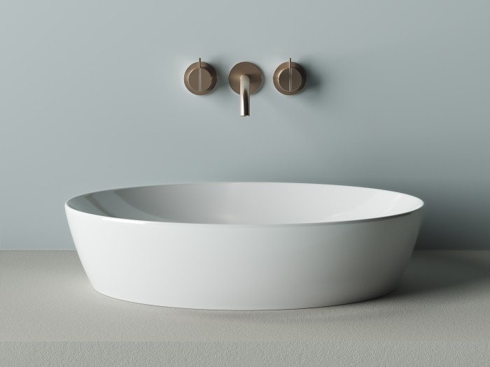 Ceramicanova раковина накладная element, cn5018 цвет: белый