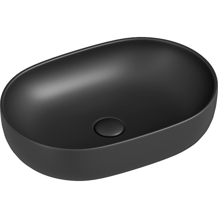 Ceramicanova раковина накладная element, cn6047mdh цвет: серый