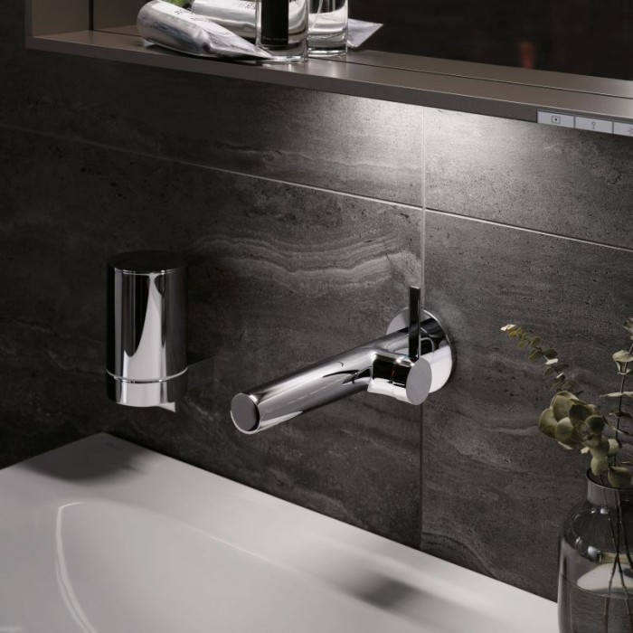 Keuco смеситель встраиваемый для раковины излив 219 мм, ixmo, хром арт. 59516 011101