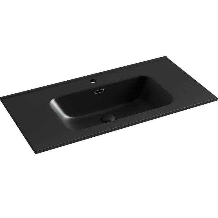 Ceramicanova раковина накладная element, cn7002mb цвет: черный