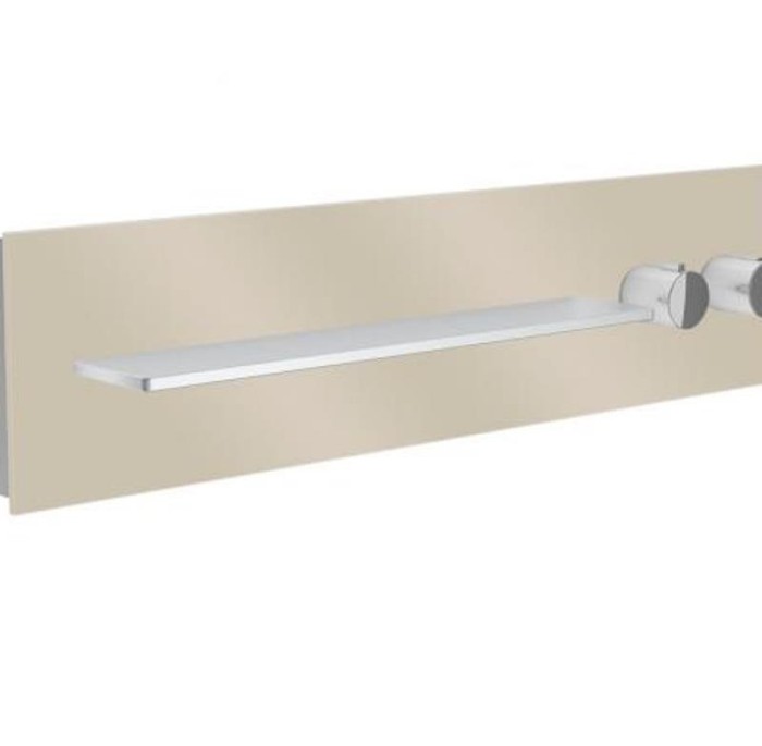 Keuco панель для ванны и душа с термостатом на 3 потребителя рукоятки справа, metime_spa, кашемир глянцевый арт. 56163 011802