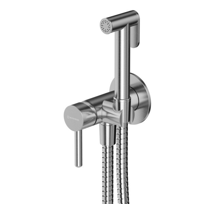 Система для биде скрытого монтажа, Whitecross Y brushed nickel, брашированный никель арт. SYSYBI2NIB