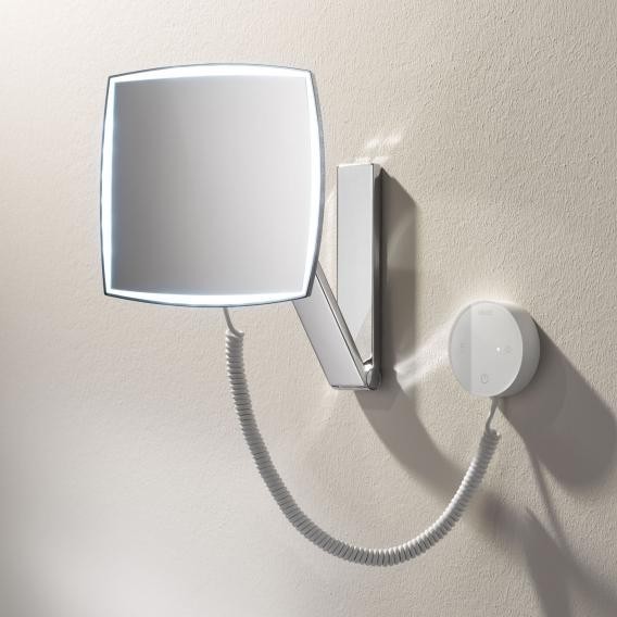 Keuco косметическое зеркало с подсветкой, ilook move, хром арт. 17613 019000