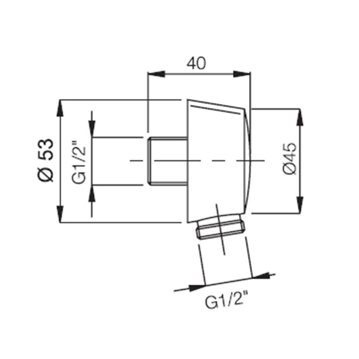 Fima Carlo Frattini подвод воды 1/2” wellness, золото арт. f2013or