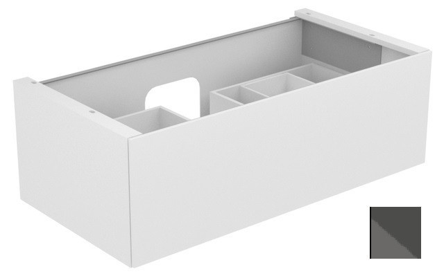 Keuco тумба подвесная под раковину edition 1050 мм х 350 мм, с одним выдвижным фронтом, edition 11, антрацит арт. 31351 110000