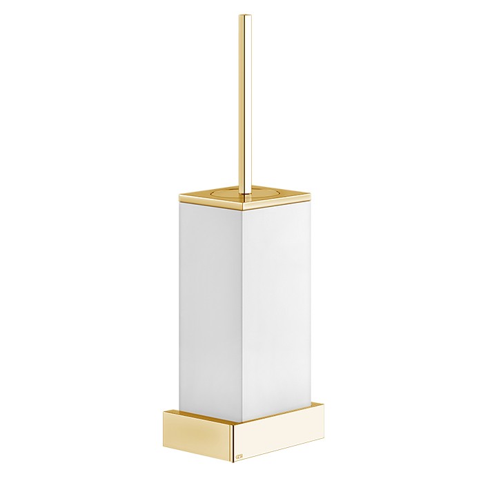 Gessi Ершик для унитаза подвесной, Rettangolo, 20819#080 цвет: gold ccp/белый