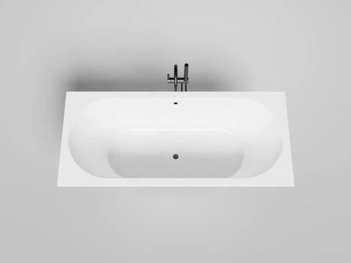 Salini ванна встраиваемая 170x75, ornella, 103413grh цвет: глянцевый белый