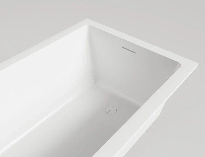 Salini ванна встраиваемая 180x80, cascata, 104513grh цвет: глянцевый белый