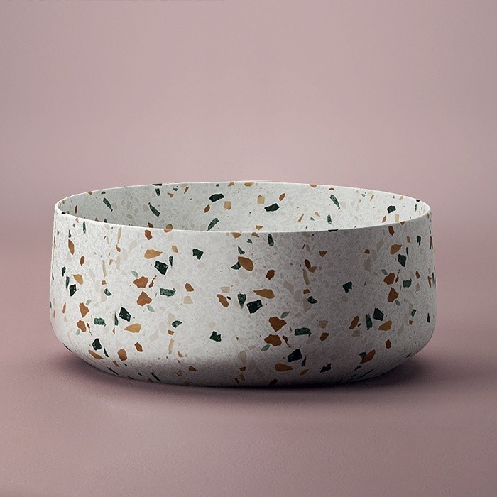 ArtCeram раковина (накладная), col001 89 00 cognac цвет: белый