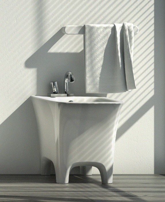 ArtCeram биде (напольное), cwb002 01 00 cow цвет: белый глянцевый