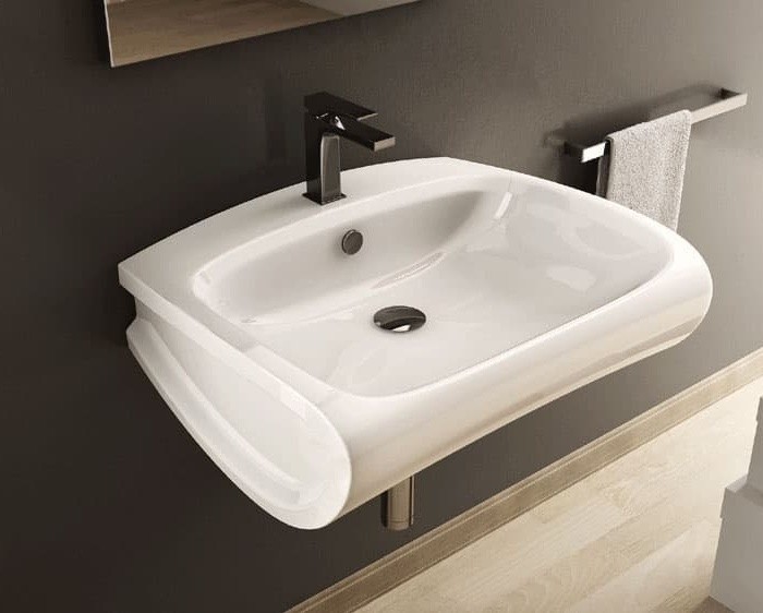 ArtCeram раковина для ванной комнаты, hil004 01 00 hi-line цвет: белый глянцевый