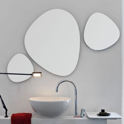 ArtCeram зеркало для ванной, acs004 stone artceram