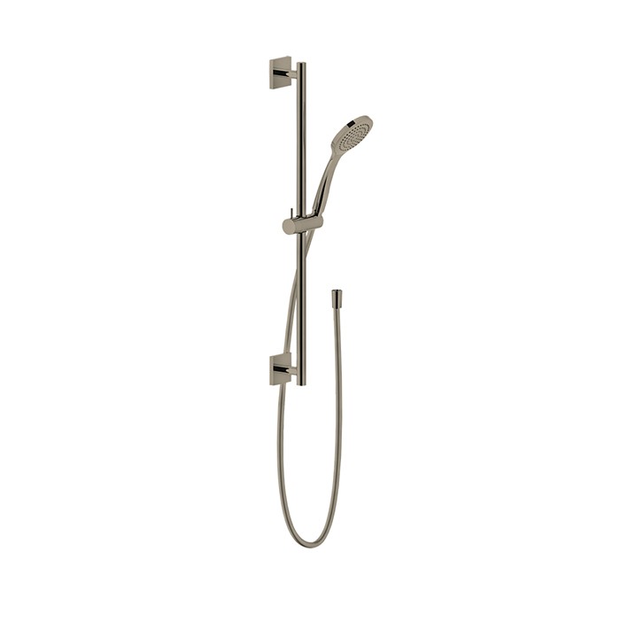 Gessi Душевой гарнитур, с ручным душем, легкой очистки, шланг 1,5м, Emporio shower, 47314#149 цвет: finox brushed nickel