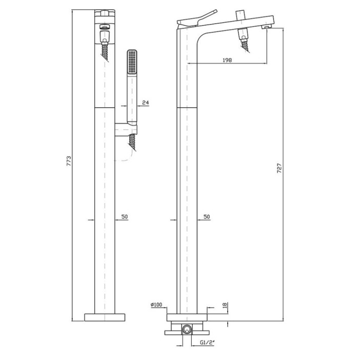 Zucchetti скрытая часть смесителя, арт. r99676