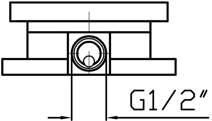 Zucchetti скрытая часть смесителя, арт. r99676