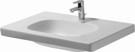 Duravit раковина встраиваемая сверху 85х48см, d-code, 03528500002 цвет: белый
