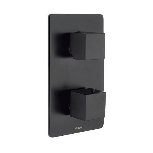 Bossini наружная часть термостата для z00107000, z00105000, z00103000, z00101000, cube, черный арт. z00061.073