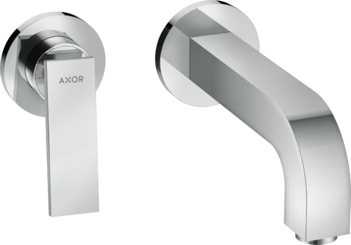 AXOR смеситель для раковины, настенный с розетками, Citterio, хром арт. 39121000