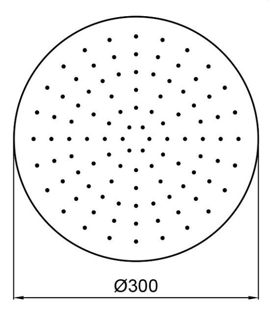 Almar верхний душ round emotion, арт. e044040.mb