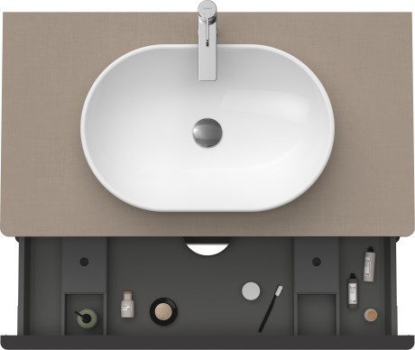 Duravit тумба подвесная под раковину 550 мм х 1000 мм, d-neo, de496807575 цвет: лён