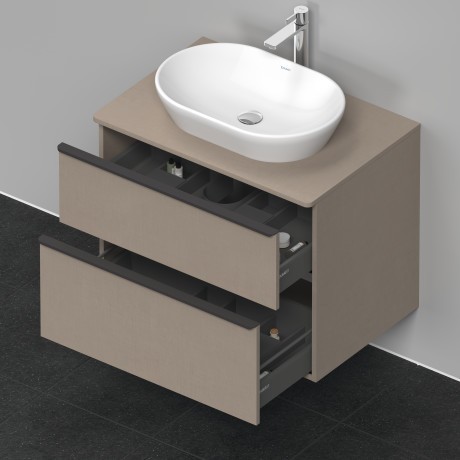 Duravit тумба подвесная под раковину 800 мм х 550 мм, d-neo, de496707575 цвет: лён