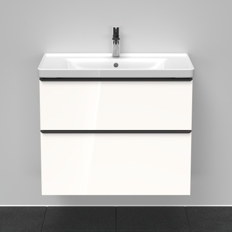 Duravit тумба подвесная под раковину 784 мм х 452 мм, d-neo, de435502222 цвет: белый глянцевый