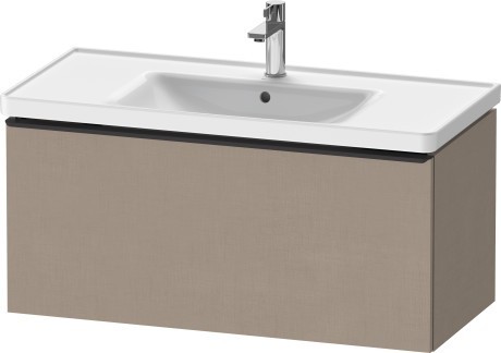 Duravit тумба подвесная под раковину 984 мм х 452 мм, d-neo, de425607575 цвет: лён