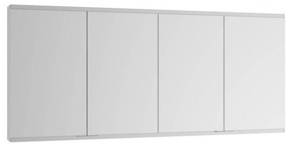 Keuco Шкаф с подсветкой настенный, с четырьмя дверцами, анодированный, Royal modular 2.0, алюминий серебристый анодированный арт. 800411161000500