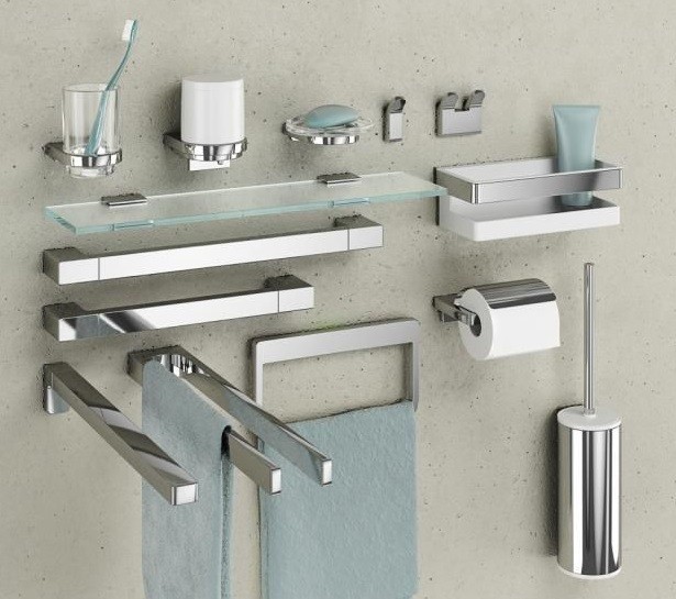 Keuco ершик для туалета, collection moll, белый, хром арт. 12769 010100