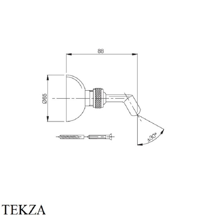 Fima Carlo Frattini держатель для душа wellness, золото арт. f2047or