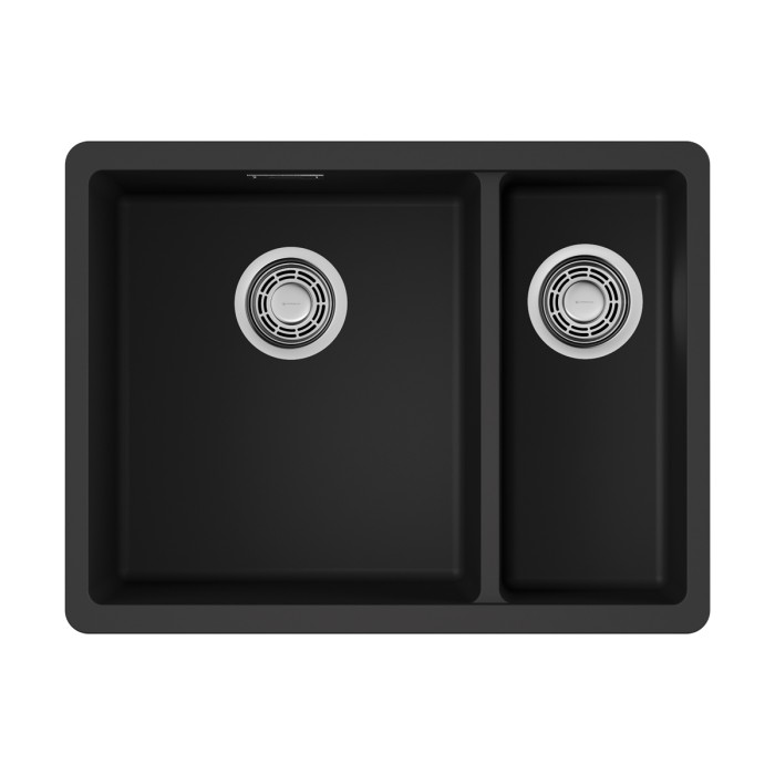 Omoikiri кухонная мойка Kata 55-2-U, черный арт. 4993389