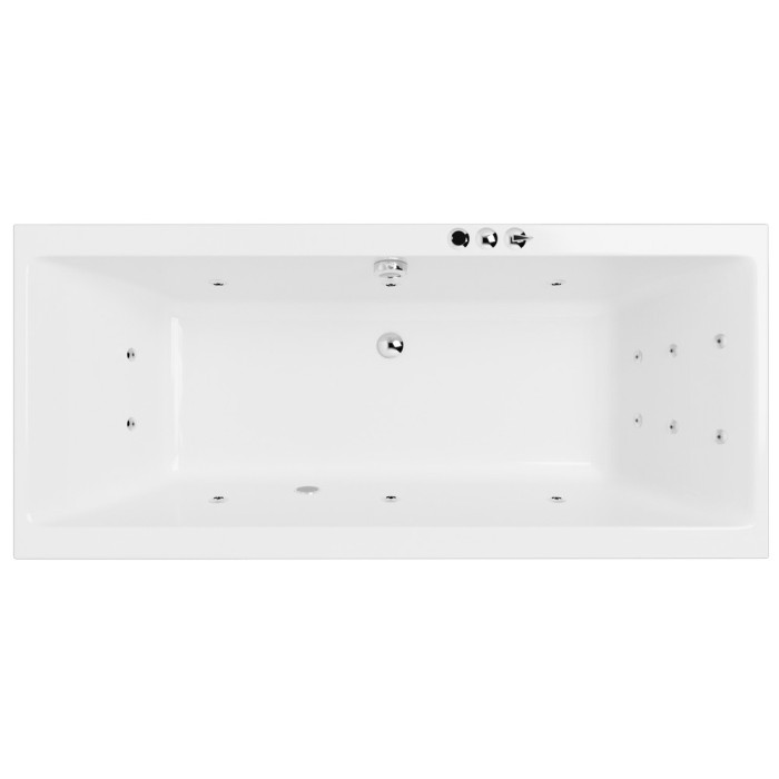 Встраиваемая ванна 200x90 smart, Excellent Pryzmat, хром арт. WAEX.PRY20.SMART.CR