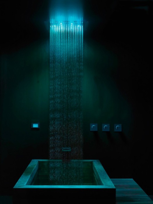 Bossini верхний душ с rgb хромотерапией, dream, хром арт. h37455.030