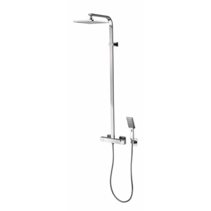 Bossini душевая стойка monocomando из нержавеющей стали, cosmo, хром арт. l40004.030