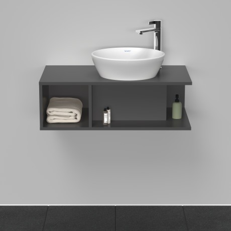 Duravit тумба подвесная под раковину 800 мм х 480 мм, d-neo, de493804949 цвет: графит матовый