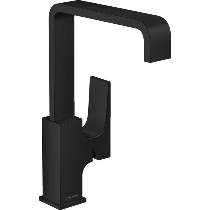Hansgrohe смеситель для раковины с донным клапаном, Metropol, черный арт. 32511670