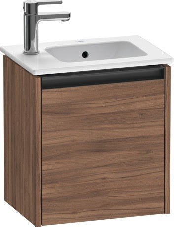 Duravit тумба подвесная под раковину 292 мм х 410 мм х 440 мм, с 1 дверцей, ketho.2, k25060r79790000 цвет: орех натуральный