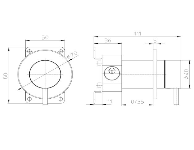 Bossini внешняя часть переключателя на 2 потребителя, nobu, нержавеющая сталь арт. inz223.075