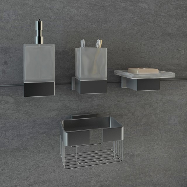 Duravit держатель стакана, karree, 0099511000 цвет: хром