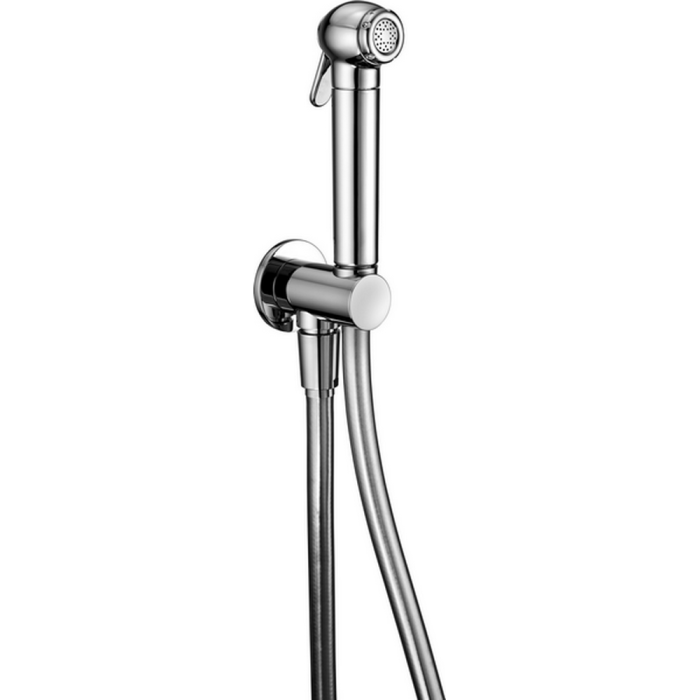Cisal гигиенический душ со шлангом 120 см, вывод с держателем sc00791021 shower, цвет: хром