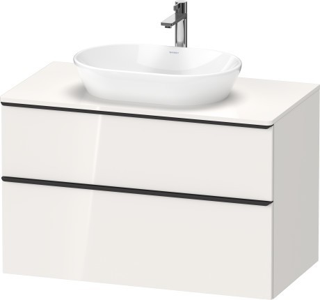 Duravit тумба подвесная под раковину 550 мм х 1000 мм, d-neo, de496802222 цвет: белый глянцевый