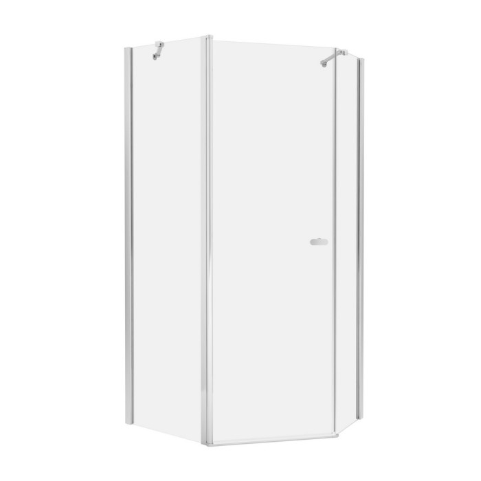 Душевое ограждение 100x80x195, New trendy New soleo chrome, хром арт. K-0739