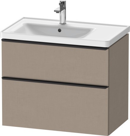 Duravit тумба подвесная под раковину 784 мм х 452 мм, d-neo, de435707575 цвет: лён