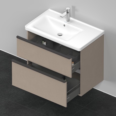 Duravit тумба подвесная под раковину 784 мм х 452 мм, d-neo, de435707575 цвет: лён