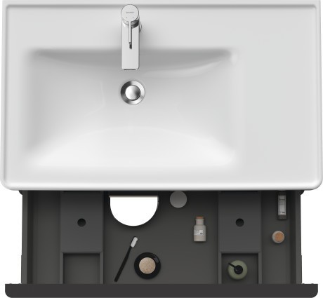 Duravit тумба подвесная под раковину 784 мм х 452 мм, d-neo, de435707575 цвет: лён